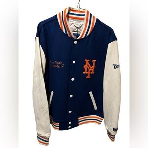 Mets New York or Nowhere Varsity Jacket